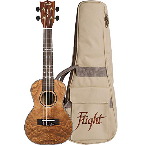 Flight: DUC410 Concert Ukulele -Quilted (With Bag) – UKULELE - Les Beatles, Paul McCartney, John Lennon, RIngo Starr, George Harrison Flight: DUC410 Concert Ukulele -Quilted (With Bag) - UKULELE