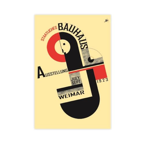 Toile Bauhaus Exhibition 1923 pour créer une ambiance rétro et artistique dans votre salon