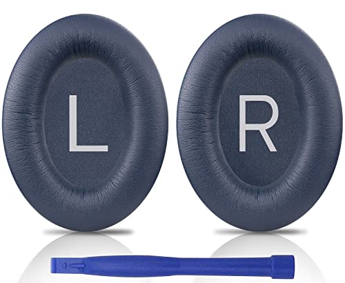 Image of SOULWIT Earpads Replacement for Bose QuietComfort 45 (QC45) /QuietComfort SE (QC SE) /New Quiet Comfort Wireless Over-Ear Headphones, Ear Pads Cushions with Softer Protein Leather - Blue
