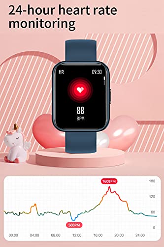 Loluka Smart Watch Bluetooth Call Make/Answer Phone Call Sports Modes Remote Camera Message Reminder Ios Android Activity Fitness Tracker For Men Women #TOP2
