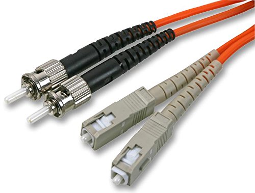 Pro Signal 2m ST-SC OM1 62.5/125µm Multimode Fibre Optic Patch Lead - PS11095, Orange