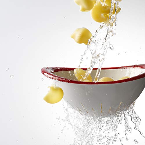 Omada Design drip Pasta and Vegetables, 7,88 inch Diameter, Colorful, Ergonomic and Innovative Design - Image 2