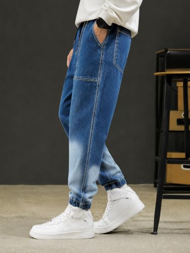 Image of Noble Monk Men's Denim Jeans | Stylish Casual Wear | Stretchable Cotton Trousers | Comfortable Everyday Pants | Travel, Outdoor & Streetwear
