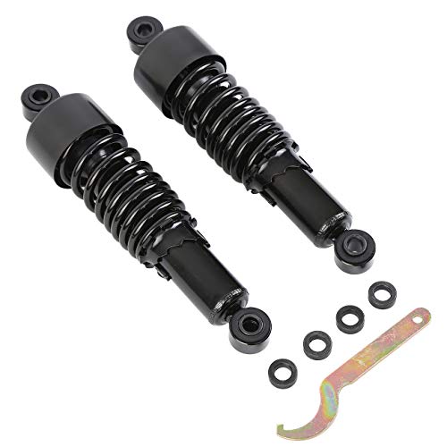 Image of Samger Motorcycle 1Pair 267mm 10.5 inch Rear Shock Absorber Rear Suspension Fits for Harley Sportster 2004-2012 (Black)