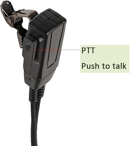 Miniatura 4 de Covert Auriculares de tubo acústico con micrófono PTT para Midland GXT1000VP4 LXT600 LXT500VP3 LXT118 GXT1050VP4 GXT1000XB Walkie Talkie Radio