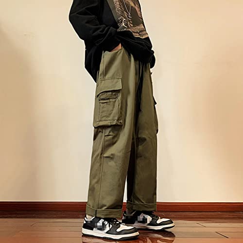 Gothic Baggy Cargo Pants with Pockets for Women Men Harajuku Casual Joggers Outdoor Loose Trousers Y2K Streetwear4