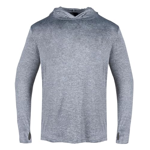 VENDACE Men's Hoodie Shirts Long Sleeve UPF 50+ Sun Protection T Shirts Casual Fishing Hiking Shirts with Hood2