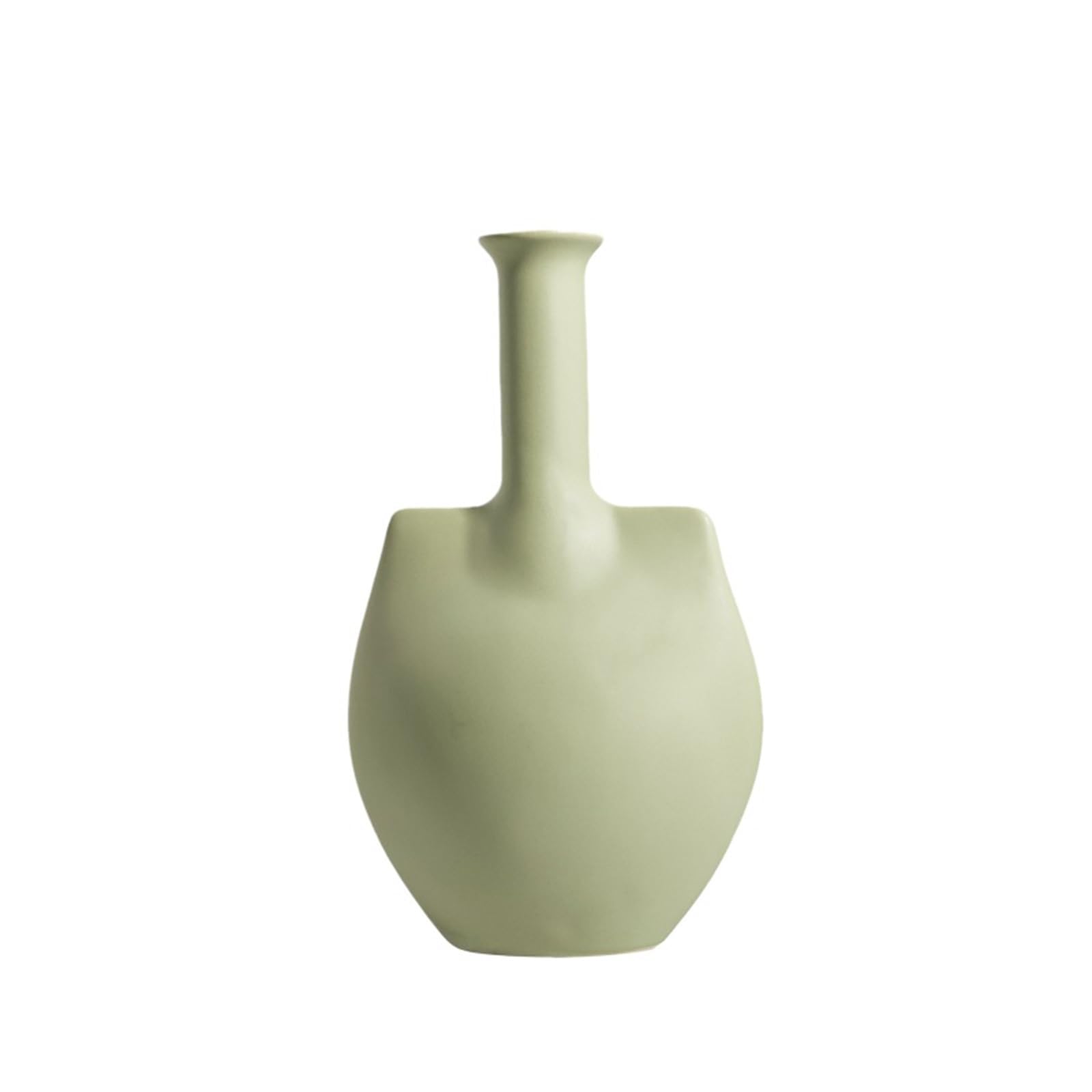 Flower Vase Ceramic Decorative Art Designs Geometric Sculptures Artificial For Home Decoration For Living Room, Office, Wedding(Style01)