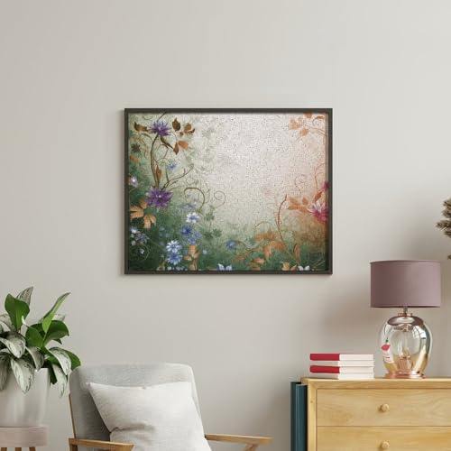 Kit de pintura por números de espirales florales y hiedra para adultos como regalo de decoración 4