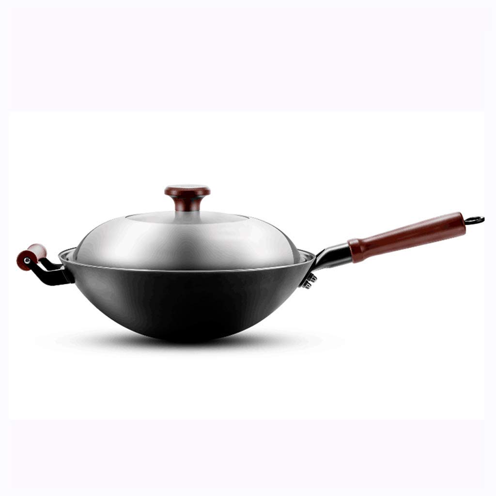 Wok ménage épaissi haut de gamme pour une cuisson homogène durable