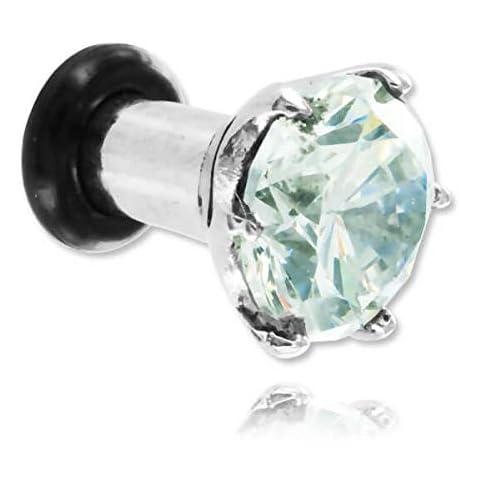 INOKI Plug d'oreille Cristal 6mm Cover