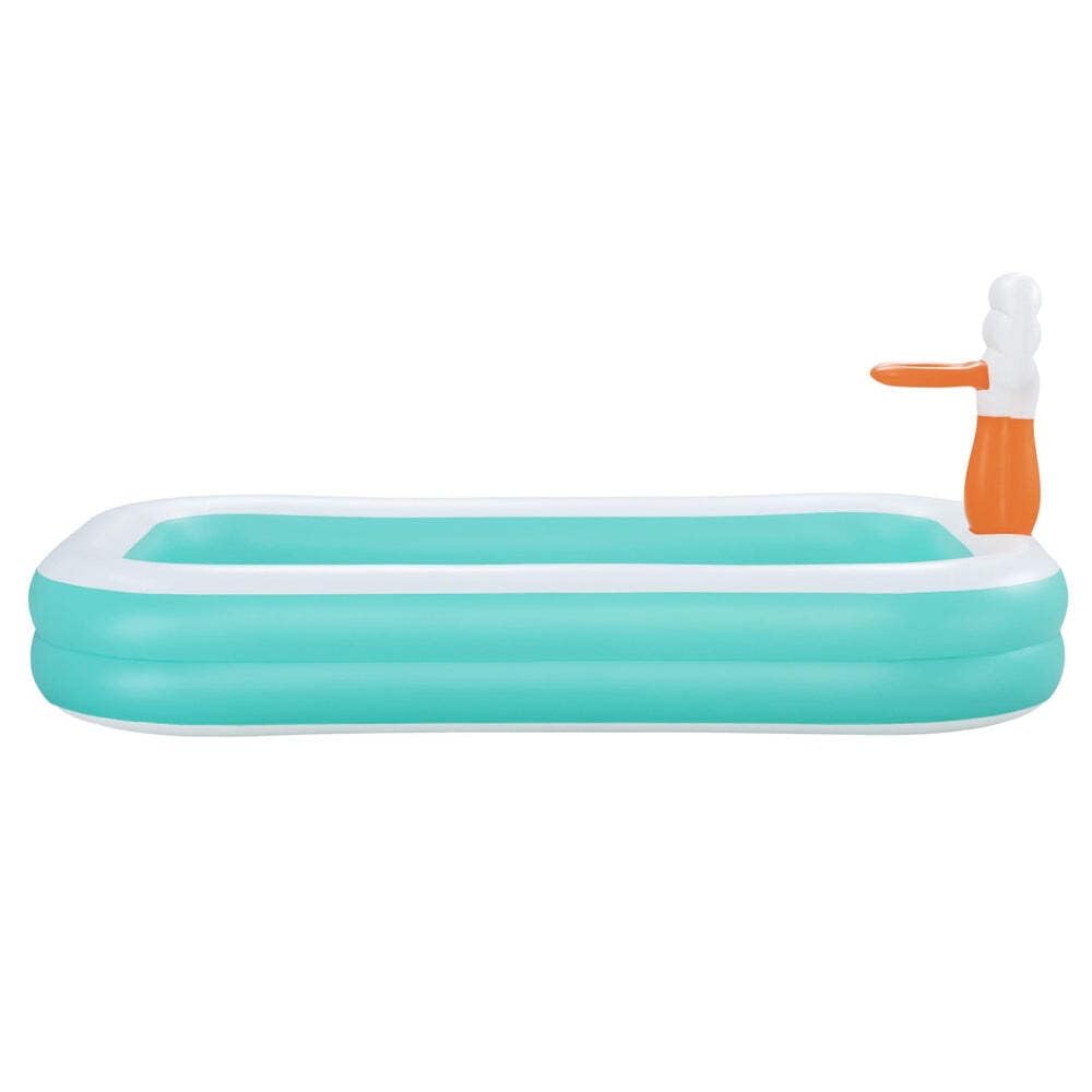 Bestway Family Pool Dunk N' Splash mit Basketballkörben 251 x 168 x 102 cm