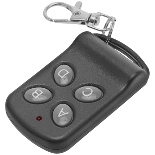 Alipis Mando a Distancia para Puerta de Garaje 433 MHz 4 Botones Control Remoto Inalámbrico para Persianas Enrollables Accesorio Plástico Resistente Reemplazo Mini Llavero para
