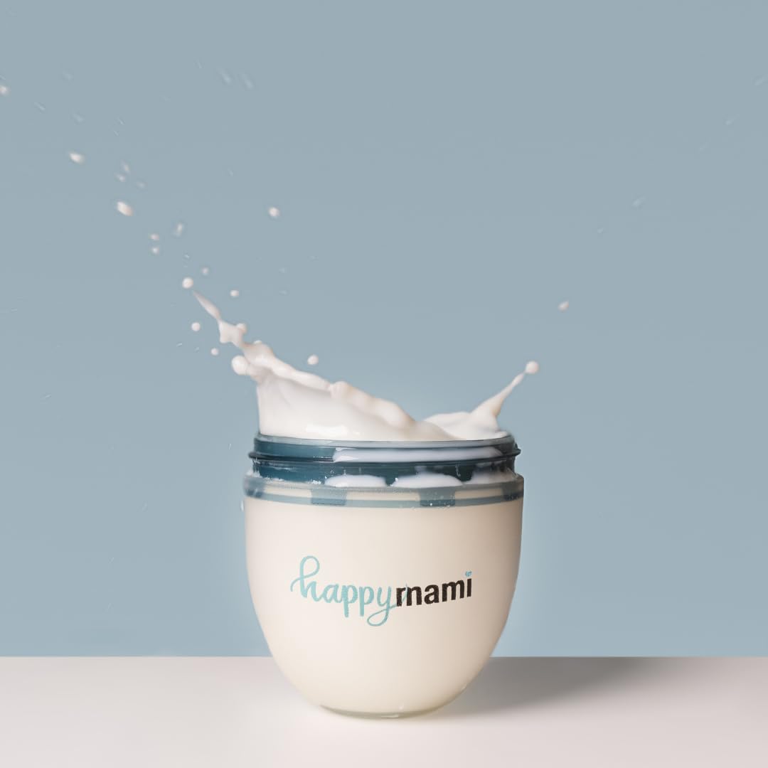 Happymami, Set aus 4 personalisierbaren Babyflaschen, Sauger aus Lebensmittelecht, doppeltes Anti-Kolik-System, spülmaschinen- und flaschenwärmergeeignet (Türkis 150 ml)