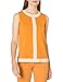 Produktbild Anne Klein Damen Colorblock Sleeveless Sweater TOP Hemd, Cezanne Yellow/Anne White, Klein