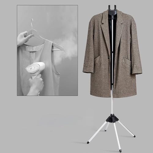 Stand à vapeur pliable avec cintre et rack de suspension de costume - 6