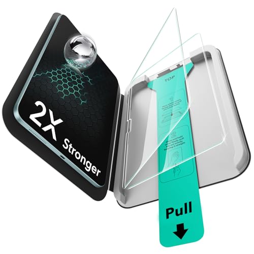 Image of ESR 2 Pack Screen Protector for iPad Air 11 Inch M4 /M3 /M2 2026 /2025 /2024 (8th /7th /6th Generation), 9H Tempered Glass Screen Guard with Ultra Fit Tray, Apple Pencil Support, Scratch Resistant