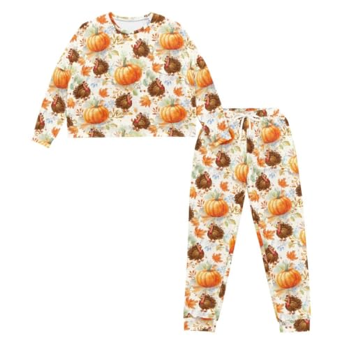 Image of Womens Lounge Set Long Sleeve Soft Pajama Sets