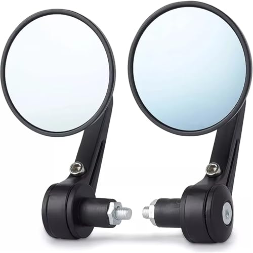 Retrovisores moto antirreflejos con visión angular para manillar redondo de scooter