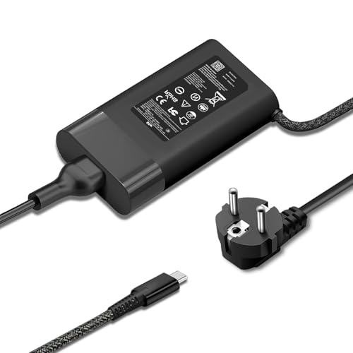 Nouveau Chargeur Ordinateur Portable Slim HP 65W USB C Remplacement pour HP Spectre Elitebook Spectre X360 Elitebook X360 Chromebook ProBook Elite x2 Envy Pavilion Type C Notebook Power Cord Supply