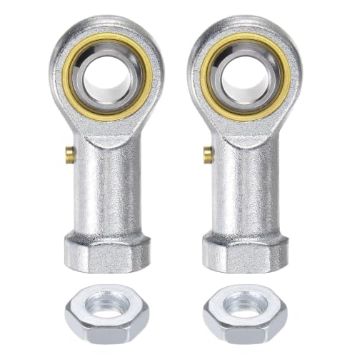 Rótula hembra M10 autolubricante con tuercas de fijación antivibración PHS10