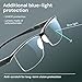 Gaoye 6 pack 2.5 Executive Style Reading Glasses Men - Durable Readers with Blue Light Filtering- Comfortable Fit with TR90 Frames