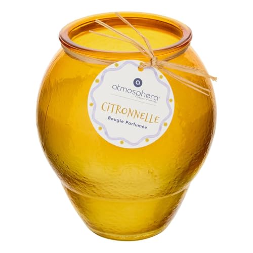 Atmosphera - Vela perfumada de citronela afrutada 550 g - Amarillo
