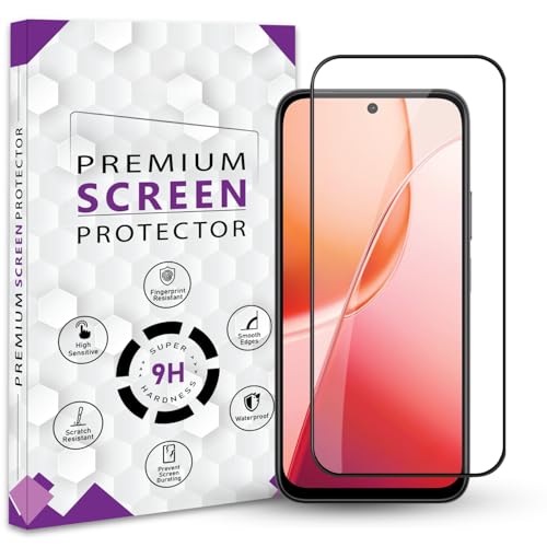 Image of Premium Tempered Glass Screen Protector Guard For Vivo Y51 Pro 5G (6.75 Inch, Pack of 1) | Edge to Edge Coverage With Easy to installation kit And Guide