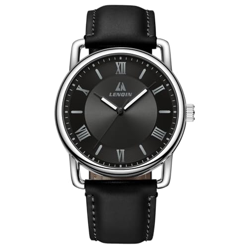 Image of LN LENQIN Mens Watches Unisex Military Sport Nylon Strap Stylish Luminous Fashion Analog Quartz Watch for Men Waterproof Army Tactical Casual Wristwatch