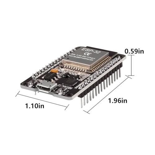 3PCS ESP32 ESP-32S WiFi Development Board NodeMCU ESP-WROOM-32 Microcontroller 2.4GHz Dual-Core WiFi Bluetooth Processor Integrated Chip CP2102