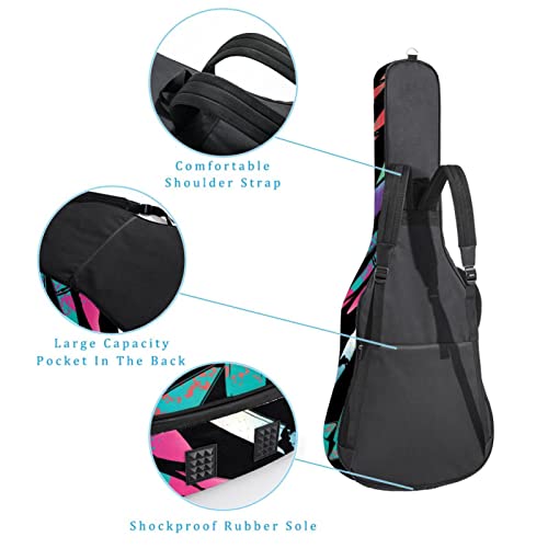 Hondank Housse de transport étanche pour guitare avec bandoulière réglable Motif poissons et animaux marins, Multicolore… - Les Beatles, Paul McCartney, John Lennon, RIngo Starr, George Harrison Hondank Housse de transport étanche pour guitare avec bandoulière réglable Motif poissons et animaux marins, Multicolore… – Image 4