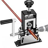 Spellacavi Elettrici, Spelafili Elettricista, per Cavo in Rame da 1-25 mm, Pinza Spelafili Elettricista Alimentata a Manovella o Trapano, elettrico manuale Spelacavi per Cablaggio, Riciclaggio
