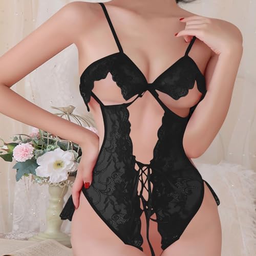 lingerie sexy party Halter Hosiery Black Nylon Costume Party Nightclub Sexy Bodystockings main image 1
