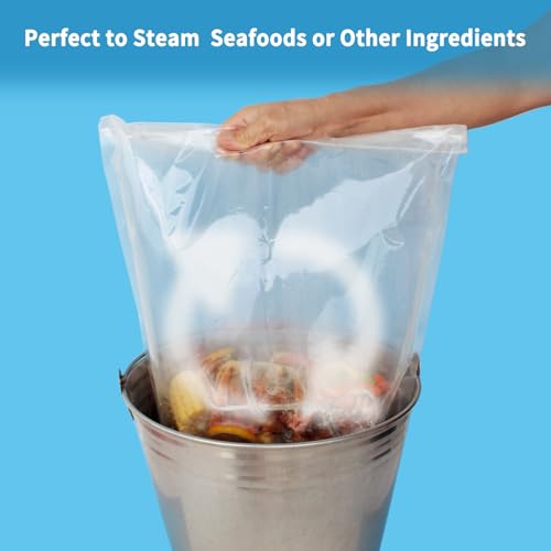 5× Large 17.7x15.7 Inch Boil Bags
