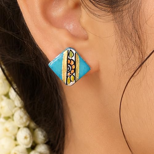 Image of Boho Chic Earrings Collection - Colorful Tassel, Chandeliers, Hoops & Huggies for Women