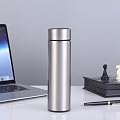 Generic Smart Stainless Steel Water Bottle with LED Temperature Display, 16oz (480ml), Double Wall, Reusable Tumbler (Silver)