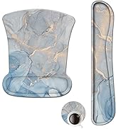 Amazon.com : ARTSO Large Mouse Pad Ergonomic Keyboard Wrist Rest ...