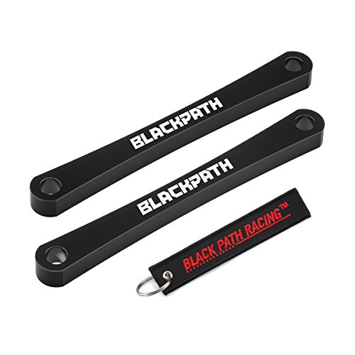 Black Path - Fits Honda Lowering Struts Kit Shadow 750 RS + Phantom + Spirit + Aero + Ace Motorcycle Drop Rigid Strut 9.5" Long (Black) T6 Billet - Thumbnail 2