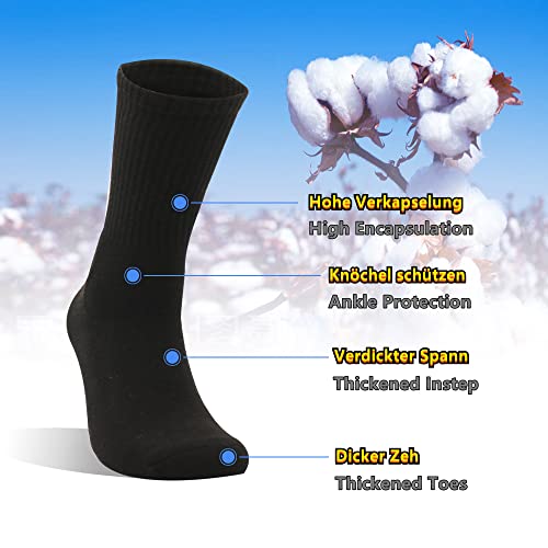 Compression Socks Men＆Women Running Socks Athletic Socks with Silver-Ion Deodorant Work Socks(12 Pairs Size 4.5-13)2