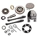 Produktbild Kettenkit, Kettensatz mit Kleinteilen - Simson Mokick S51, S53, S70, S83 - Mitnehmer Z=34, Rollenkette 110 Glieder, Antriebskettenrad Z=15