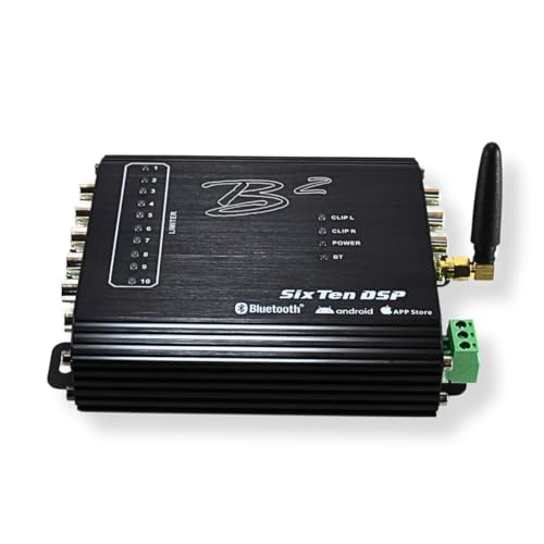 Image of B2 Audio Black 4v 10 Channel DSP with Bluetooth iOS /Android App 96 KHz - 32 Bit