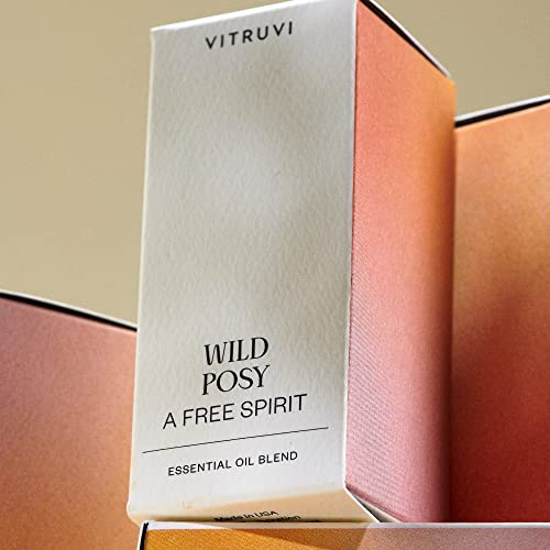 Vitruvi Wild Posy Blend Floral Essential Oil With Red Mandarin, Geranium, Patchouli, Ylang Ylang #TOP2