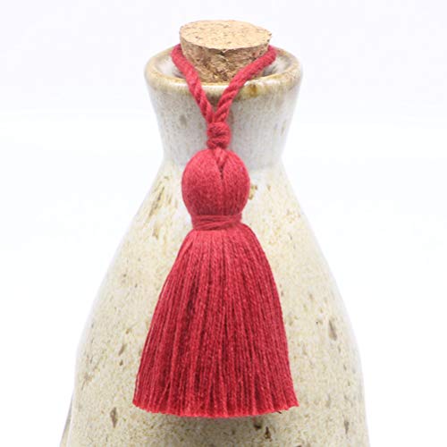 EXCEART 12Pcs Borlas de Seda de Marcador de Seda de Cetim Pom Pom Borla Artesanal Macio Mini Borlas