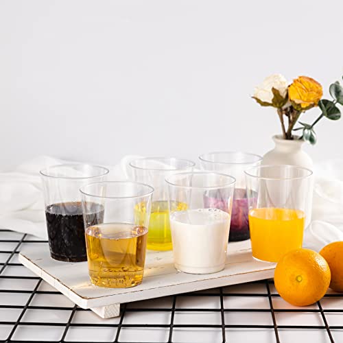 Lullaby 150 Pack 10Oz Clear Plastic Cups, Disposable Plastic Cups, Hard Plastic Party Cups/Cocktail Glasses For Parties, Wedding, Daily Use #TOP5