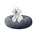 Nisrada Hundebett für kleine, mittelgroße und große Hunde, 50cm, waschbar, rund, gemütlich, weich, Haustierbett für Welpen und Kätzchen, mit Rutschfester Unterseite