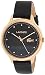Lacoste Damen Analog Quarz Armbanduhr mit Lederarmband 2001086