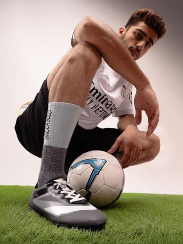Image of Bacca Bucci Mens inchStrike X inch Firm Ground Football Shoes|Lightweight Soccer Cleats with High-Traction Studs