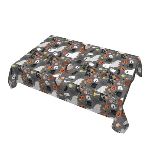 �n���E�B�[���̌��̃p�^�[�� �e�[�u���N���X ���� �����` �e�[�u���J�o�[ �h�� �h�� �k�� ����h�~ �������ȒP Table Cloth 137x183cm