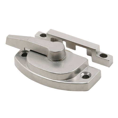 Prime-Line F 2762 2-1/16 In., Silver-Painted Diecast Zinc Double Hung Sash Lock (Single Pack)