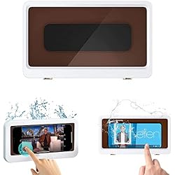 Soporte Movil Ducha Caja de Teléfono Impermeable para Baño, Caja de TeléFono para Ducha, Soporte Impermeable para Teléfono de Ducha, Estuche para Teléfono para Baño Montado en la Pared, Soporte de Pared, para Baño